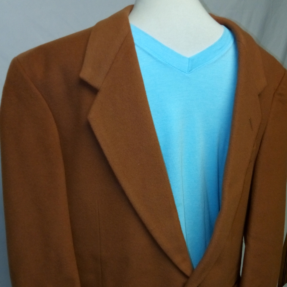 Velvetsoft☑️Sanitized designer jacket brnt orange